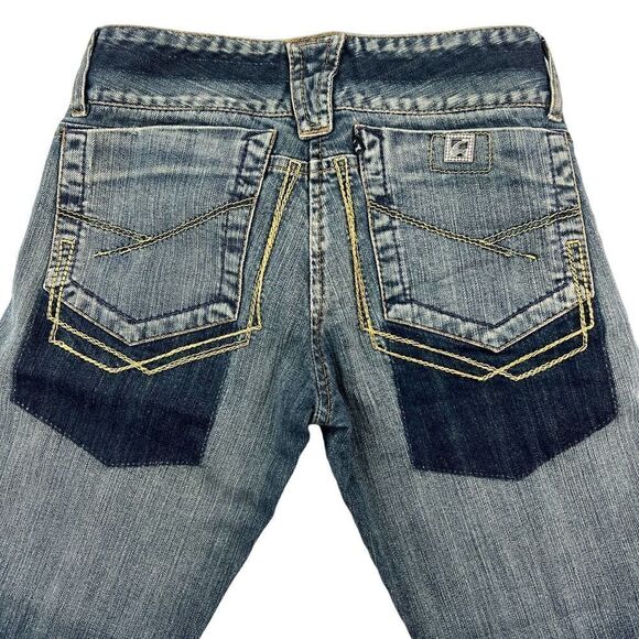 Pre-Loved Gang-Rio Brazilian Women US 2 Jeans Washed Denim Capri 3/4 Pants - Picture 2 of 15